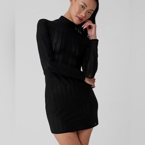 Alo Yoga Euphoria Long Sleeve Dress - Black
